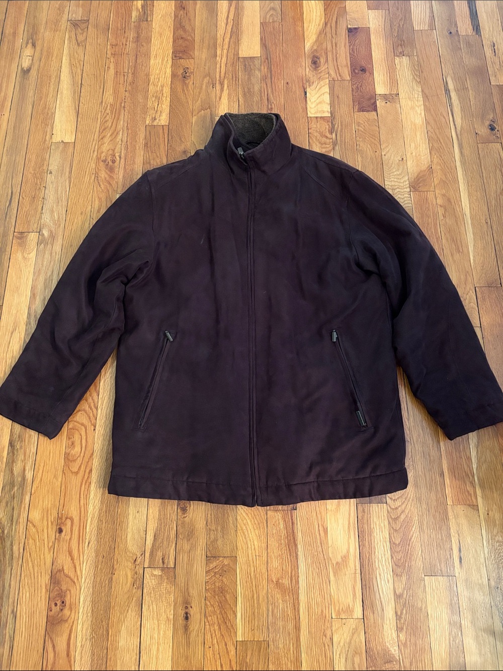 Weatherproof Men's Brown Full-Zip Lightweight Jacket